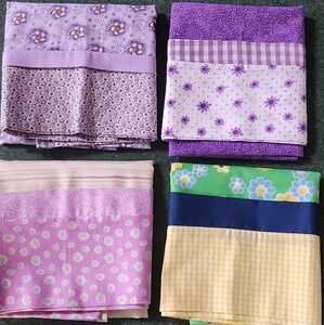 4 Handmade standard pillow cases